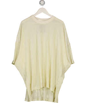 Formerly Known As Cream Textured 'the Classic' T-shirt UK M