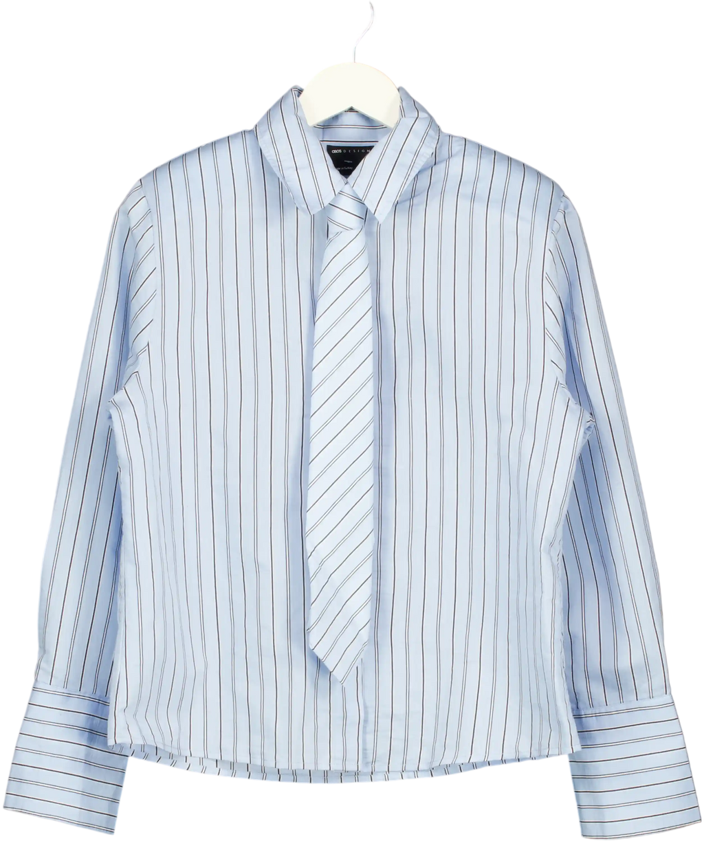 ASOS Blue Long Sleeve Shirt UK XS