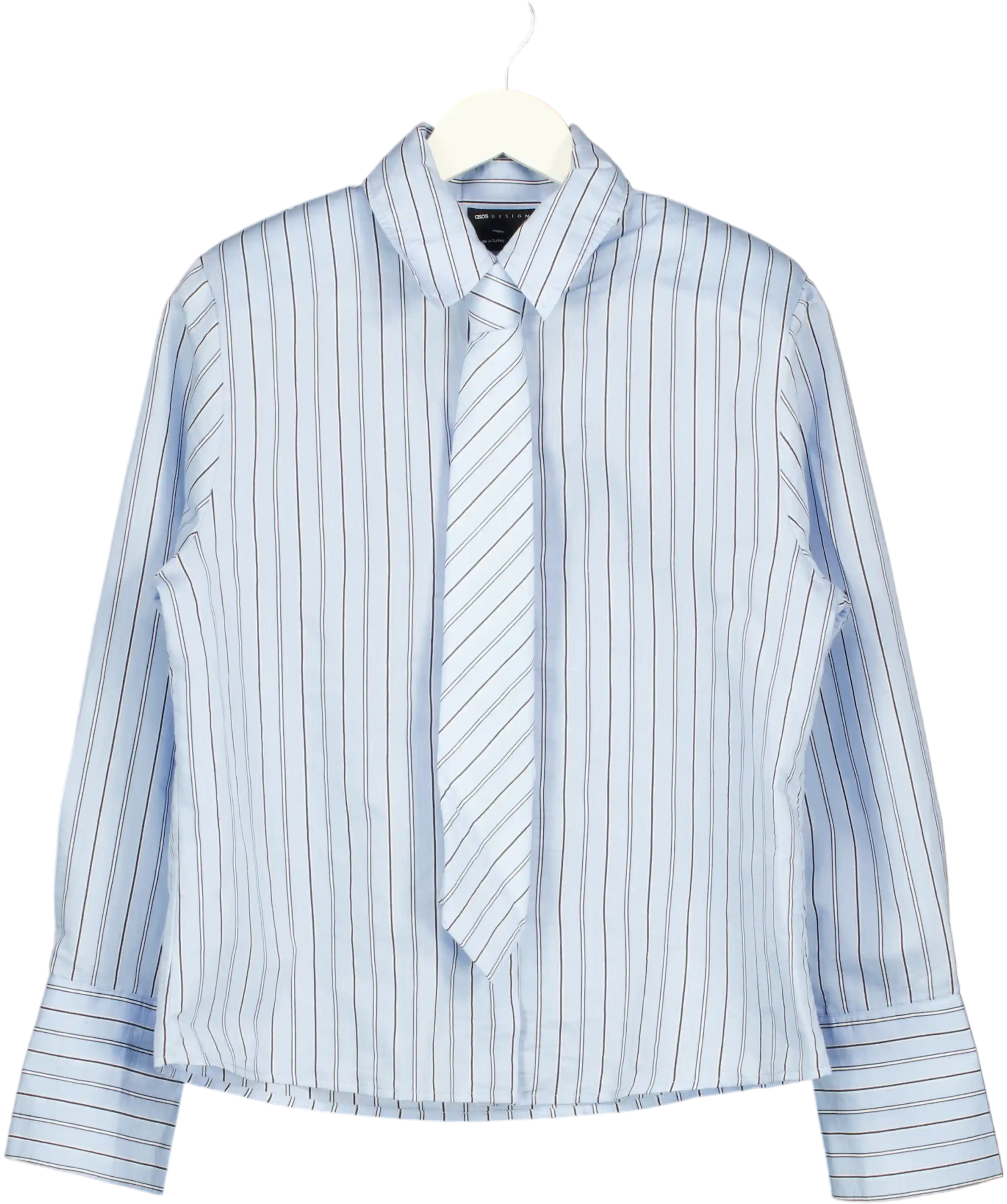 ASOS Blue Long Sleeve Shirt UK XS