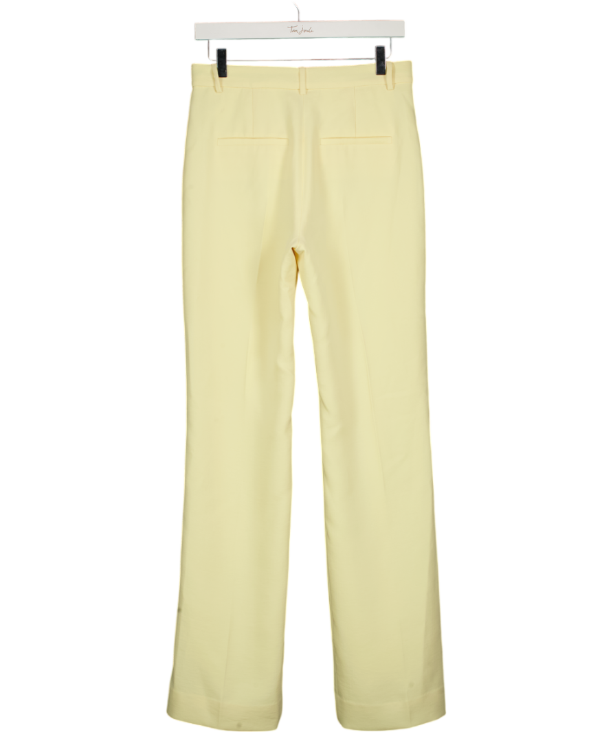 JIGSAW Soft Pastel Yellow Mason Tailored Trouser UK 8