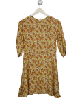 Faithfull The Brand Yellow Jeanette Mini Dress UK S