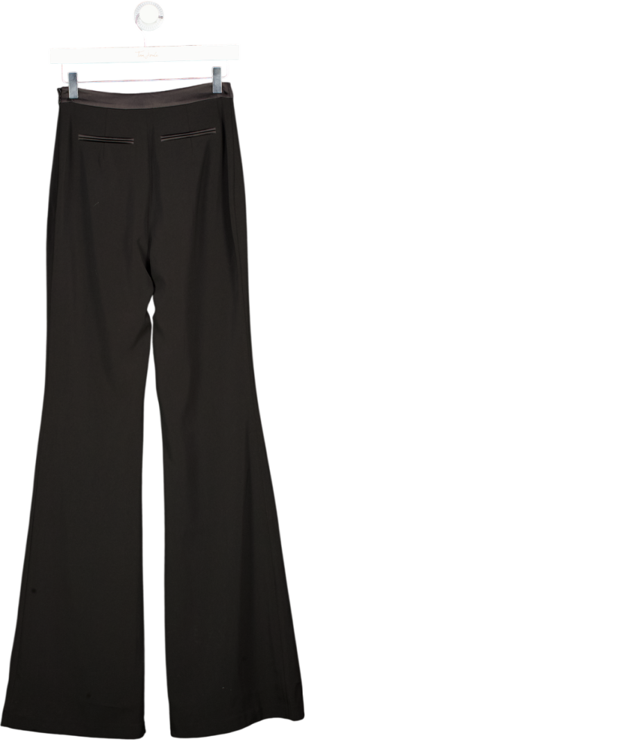 Nadine Merabi Black Flare Trousers Sz Xs UK 6