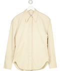 The Frankie Shop Beige Bec Padded Shirt UK M/L