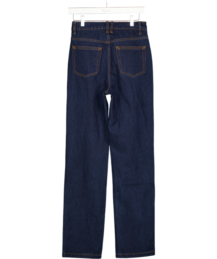 KAREN MILLEN Blue High Waist Slim Leg Jeans UK 6