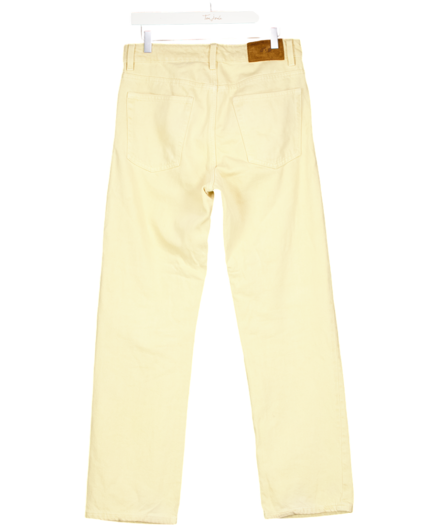 ZARA Yellow Origins Straight Leg Jeans UK XS/S