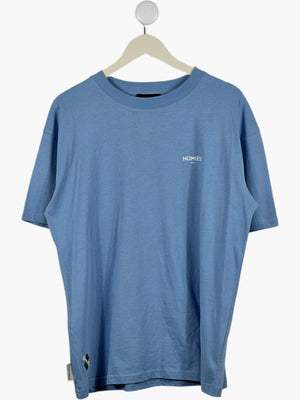 HOMIES Blue Marbella Graphic T-Shirt UK M
