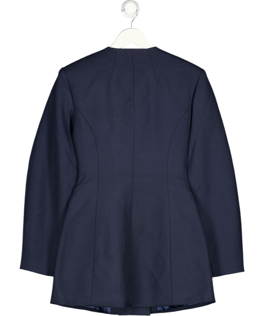 MESHKI Beatrice Blazer Mini Dress - Navy Blue UK XS