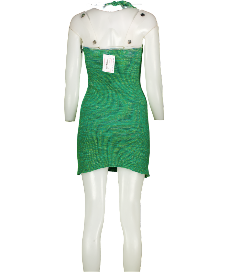 Rumours Green Knit Midi Dress UK S