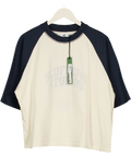 Scuffers Cream & Stallion Blue Tshirt UK S