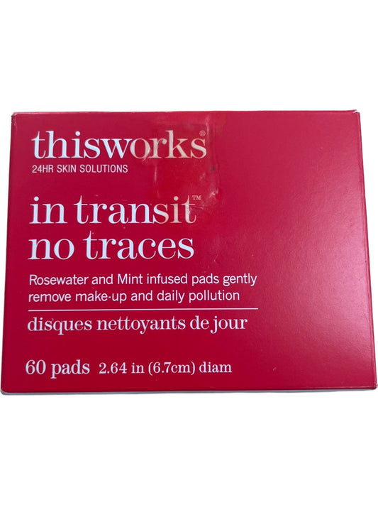 This Works In Transit No Traces Rosewater & Mint Skin 60 Cleansing Pads