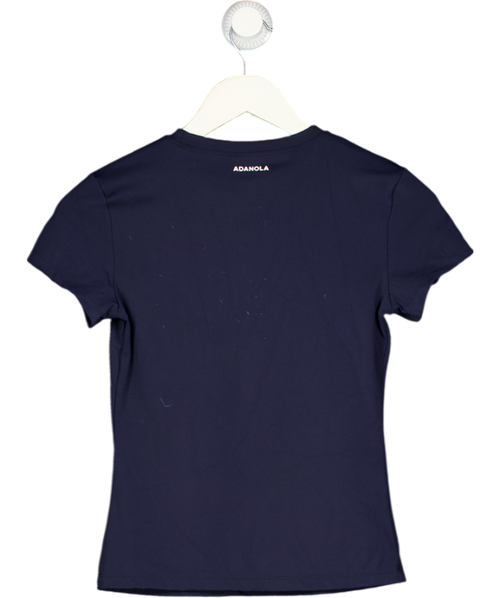 ADANOLA Ultimate Short Sleeve Top - Navy Blue UK M