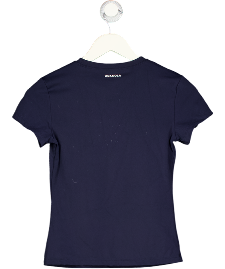 ADANOLA Ultimate Short Sleeve Top - Navy Blue UK M