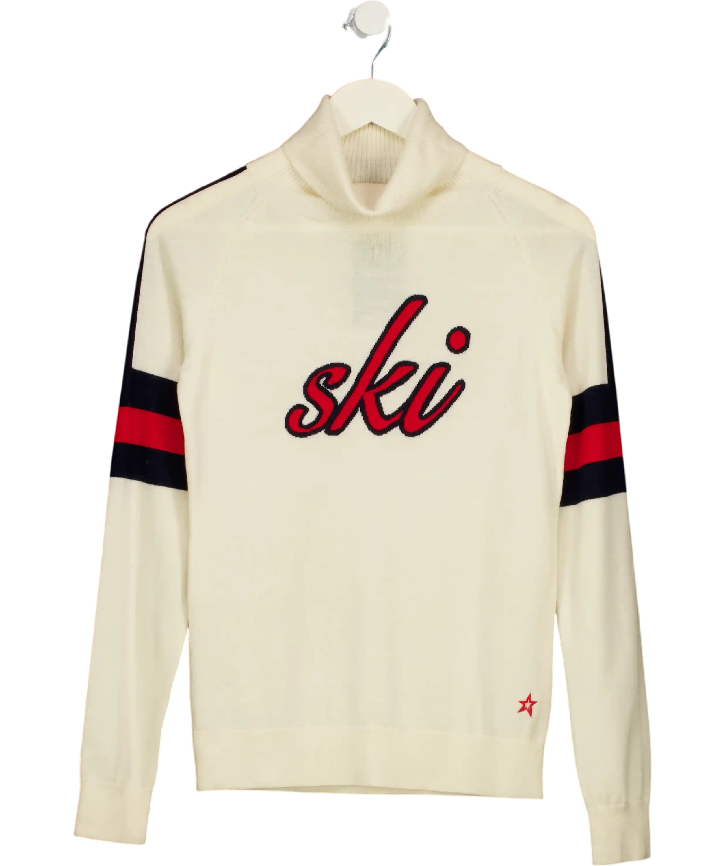 Perfect Moment Cream Neve Merino Wool Sweater UK S