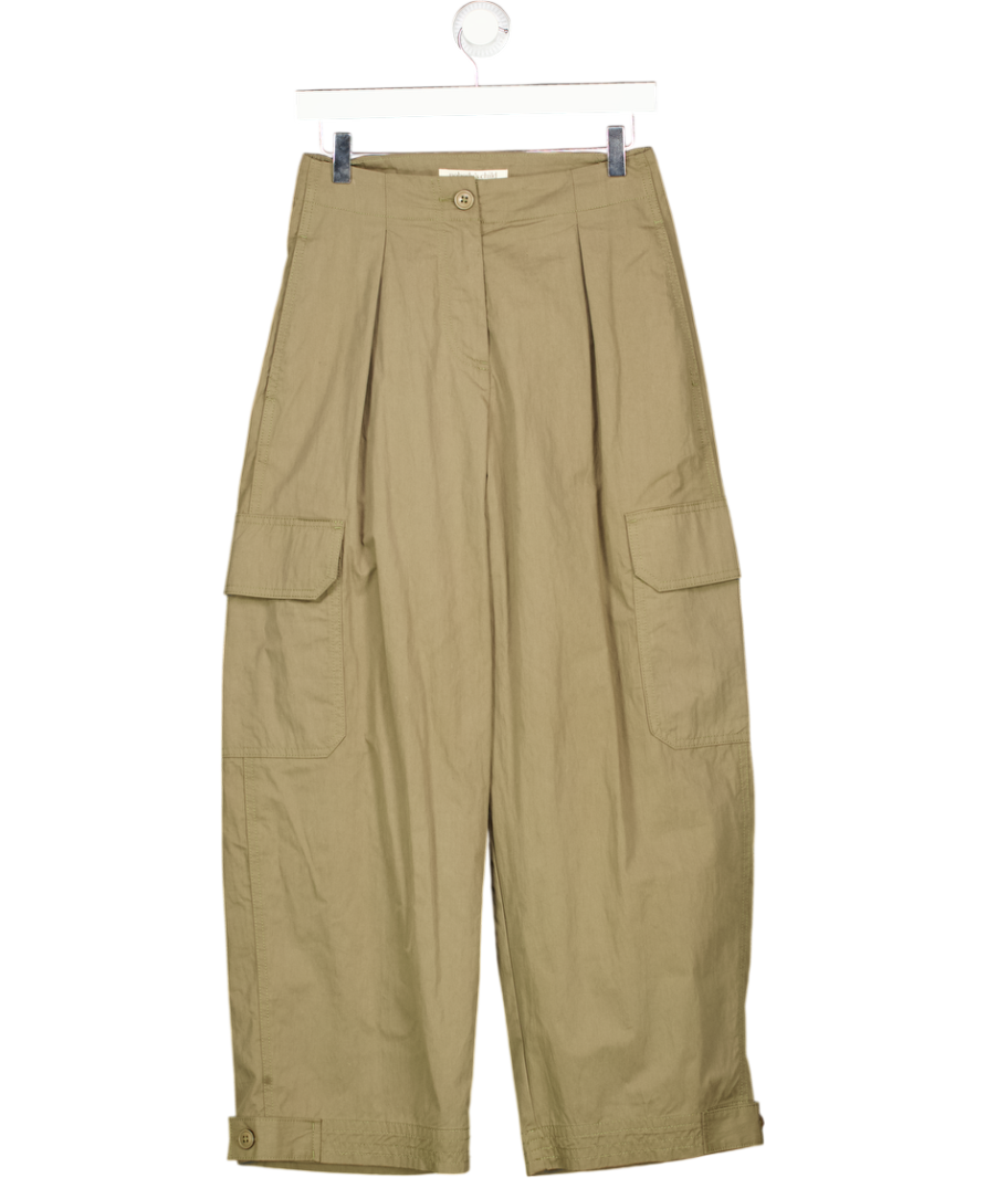 Nobody's Child Green Straight Leg Cargo Trousers UK 8