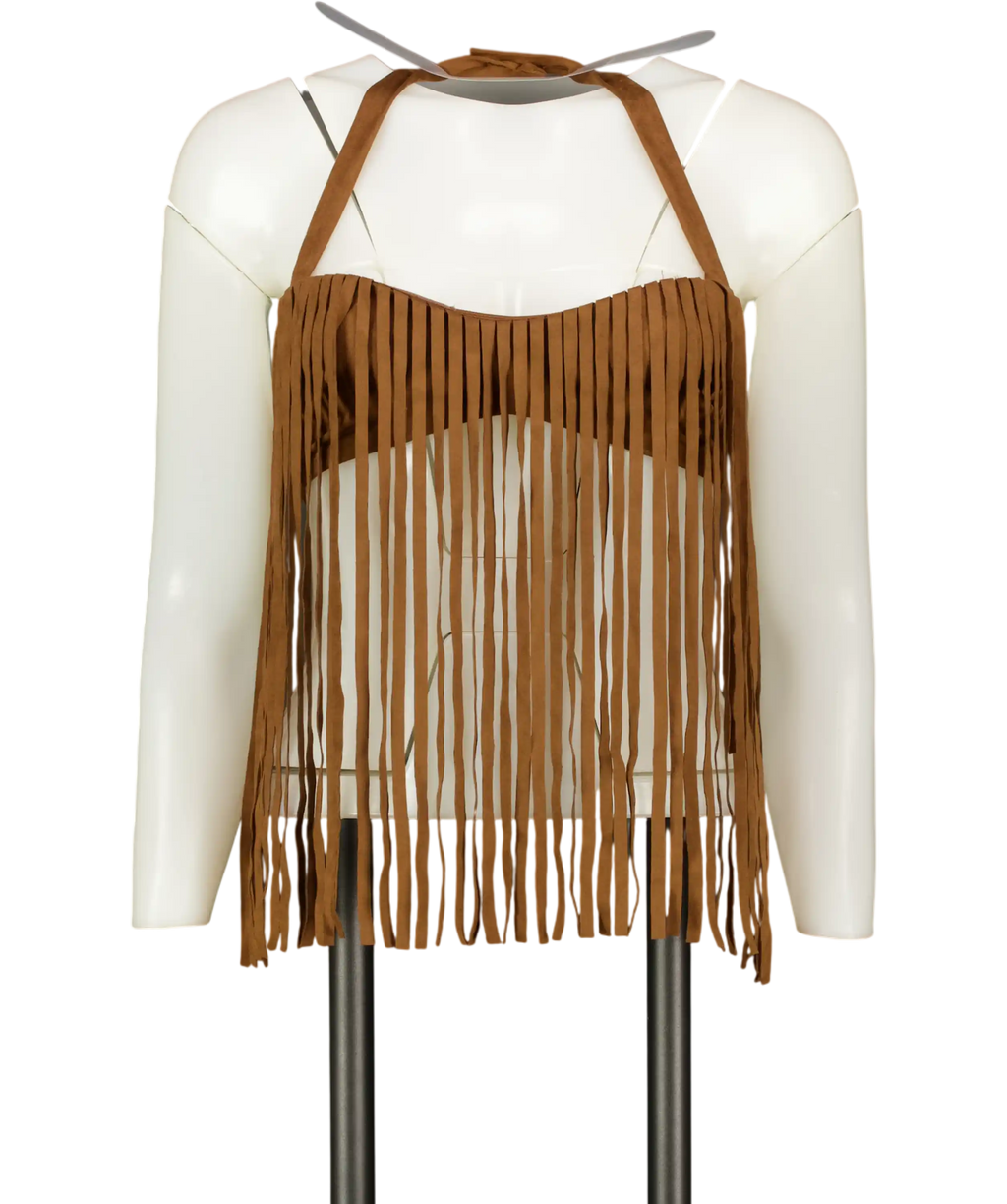 Outcast Brown Francine Top UK XS
