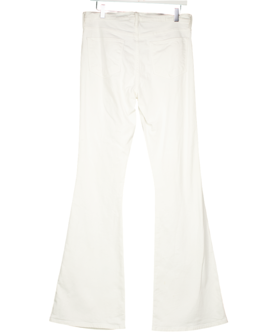 FRAME White Le High Flare High-rise Flared Jeans W30