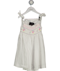 BLOOM IN White Cotton Smocked Dress With Fairy Embroidery 4 Years