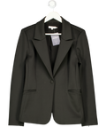 GOOD AMERICAN Black Single Breasted Sculpted Blazer UK S