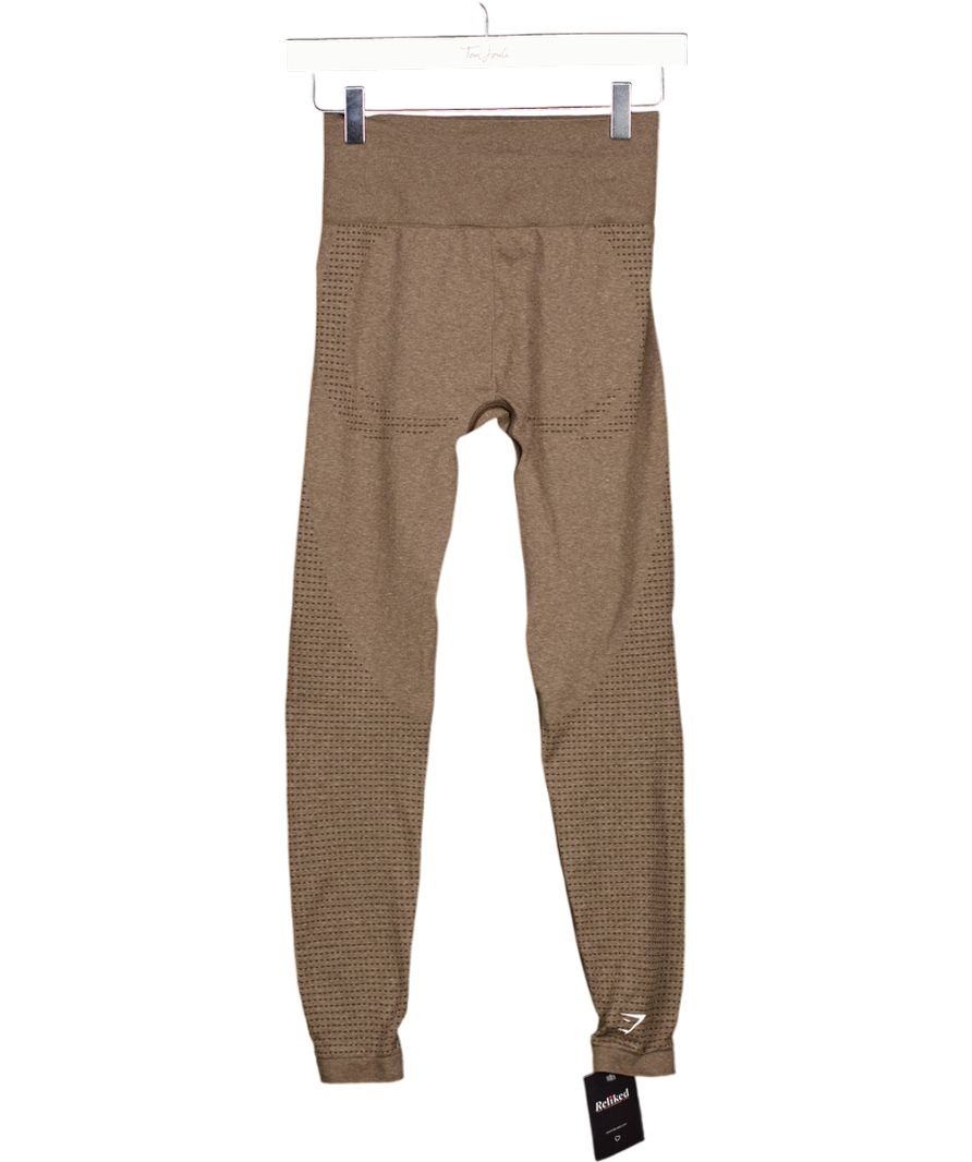 gymshark Brown Vital Leggings UK XS