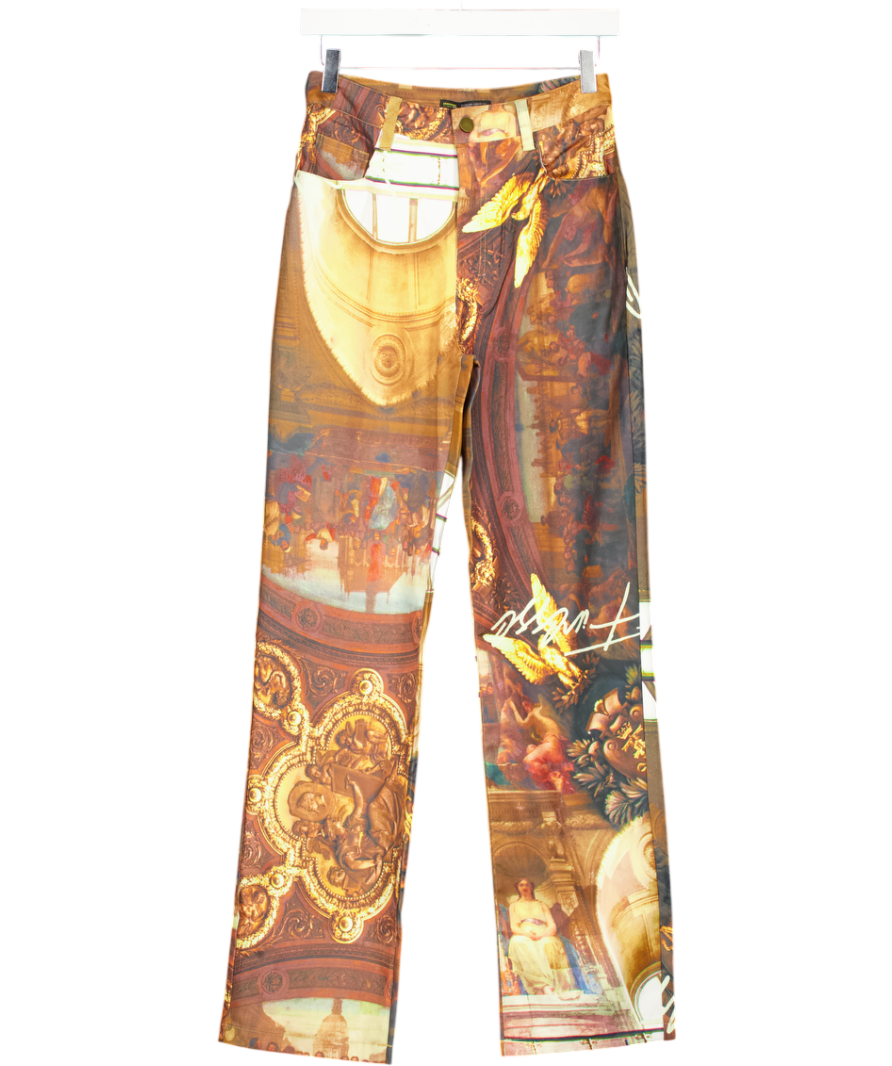 Finesse Yellow Fredi Trousers UK S