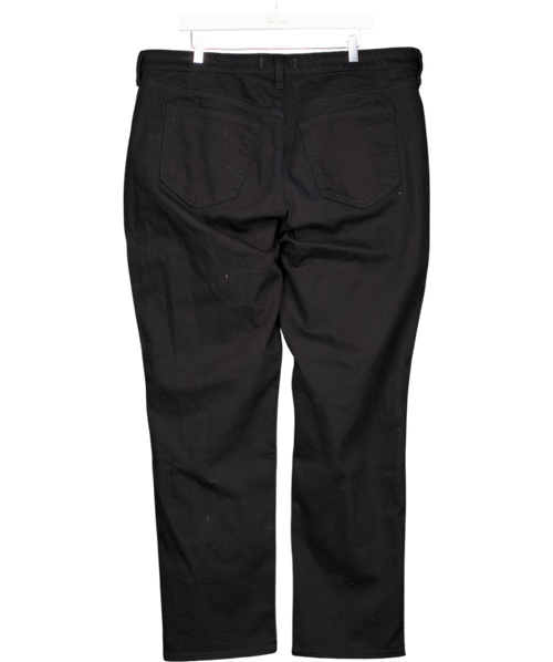 Abercrombie & Fitch Black Mid Rise 90s Straight Jean UK 20