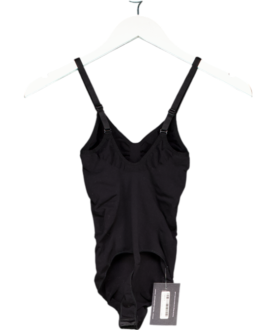 SKIMS Black Seamless Sculpt Thong Bodysuit - Onyx UK XXS-XS