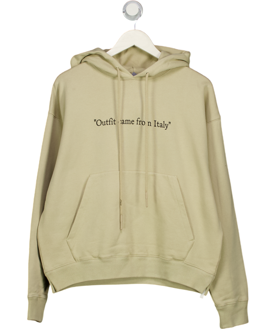 OFF-WHITE Beige “outfit Came From Italy” Hoodie UK S