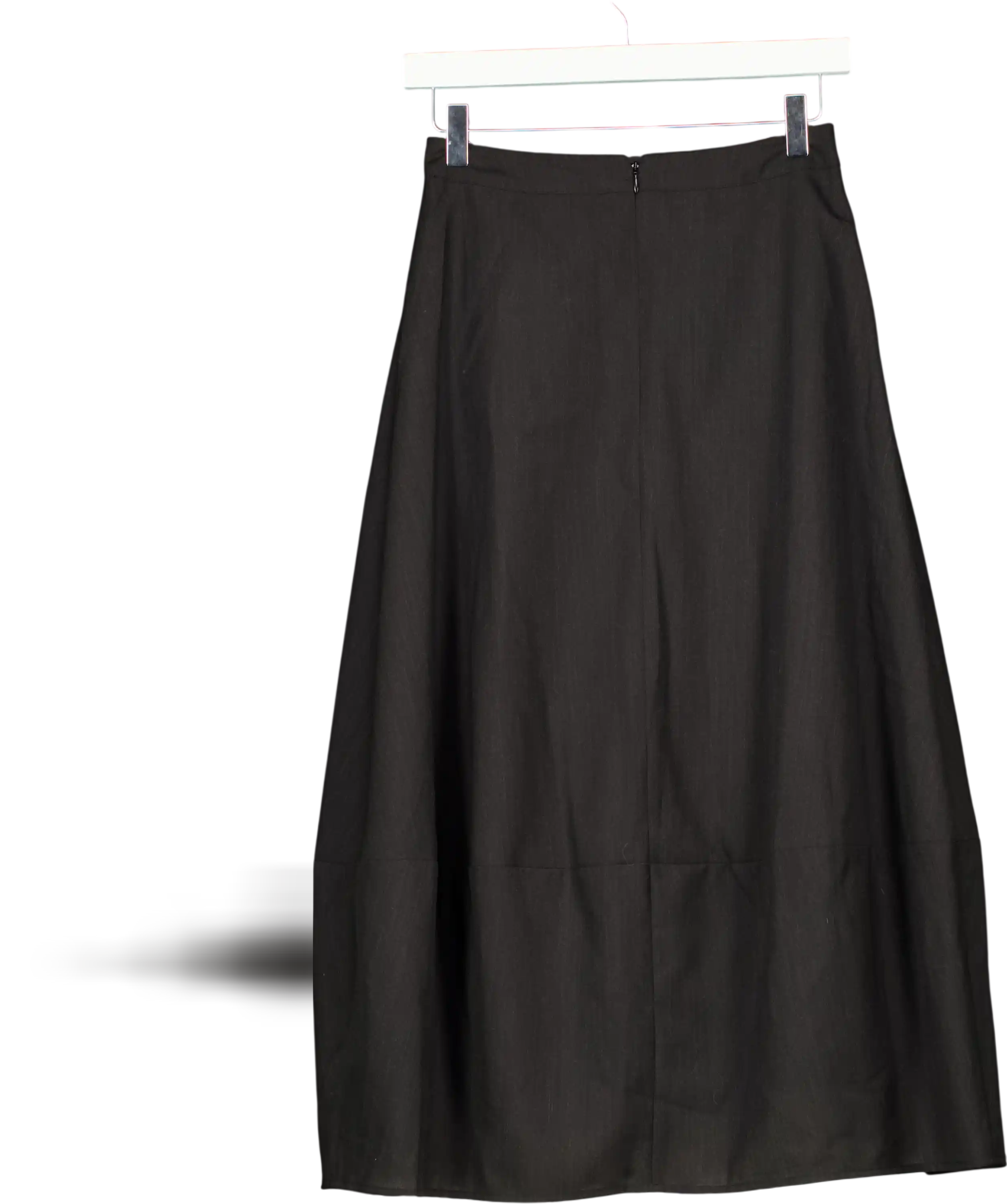 La Casa Madge Black Midi Skirt UK S