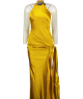 Hyphen Yellow Cleo Maxi Dress UK S