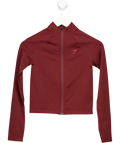 gymshark Red Soft Sculpt Zip Up Jacket UK XS