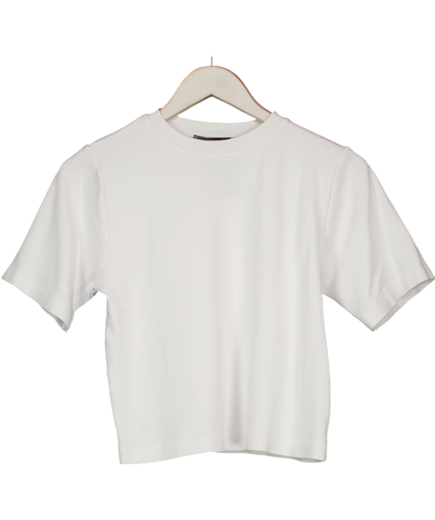 Mint Velvet White Ultimate Cotton T-shirt UK XS
