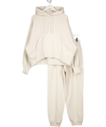 Nike 2-piece Cream Oversized Phoenix Fleece Pullover Hoodie And Jogger Set UK S