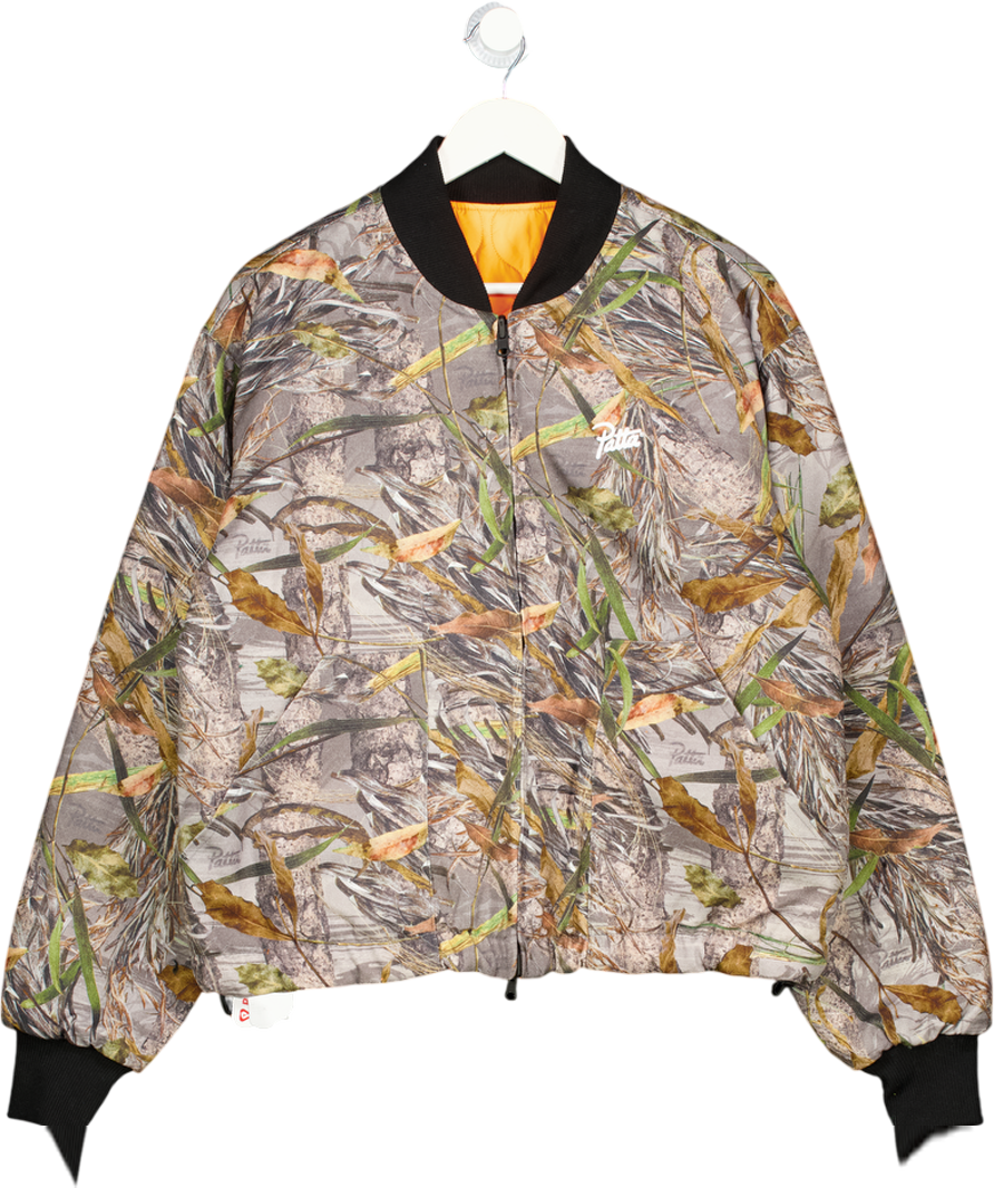 Multicoloured Patta Nature Reversible Bomber UK S