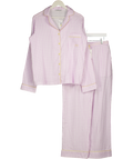 ALL FOR MIMI Purple Lilac Gingham 2-piece Classic Pyjama Set UK XS/S