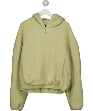 ENTIRE STUDIOS Cream Entire Studios Fluffy Fleece Hooded Sweatshirt UK M