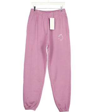 7 DAYS ACTIVE Premium Dusty Lilac 100% Cotton Monday Relaxed Fit Sweat Pant Joggers UK M