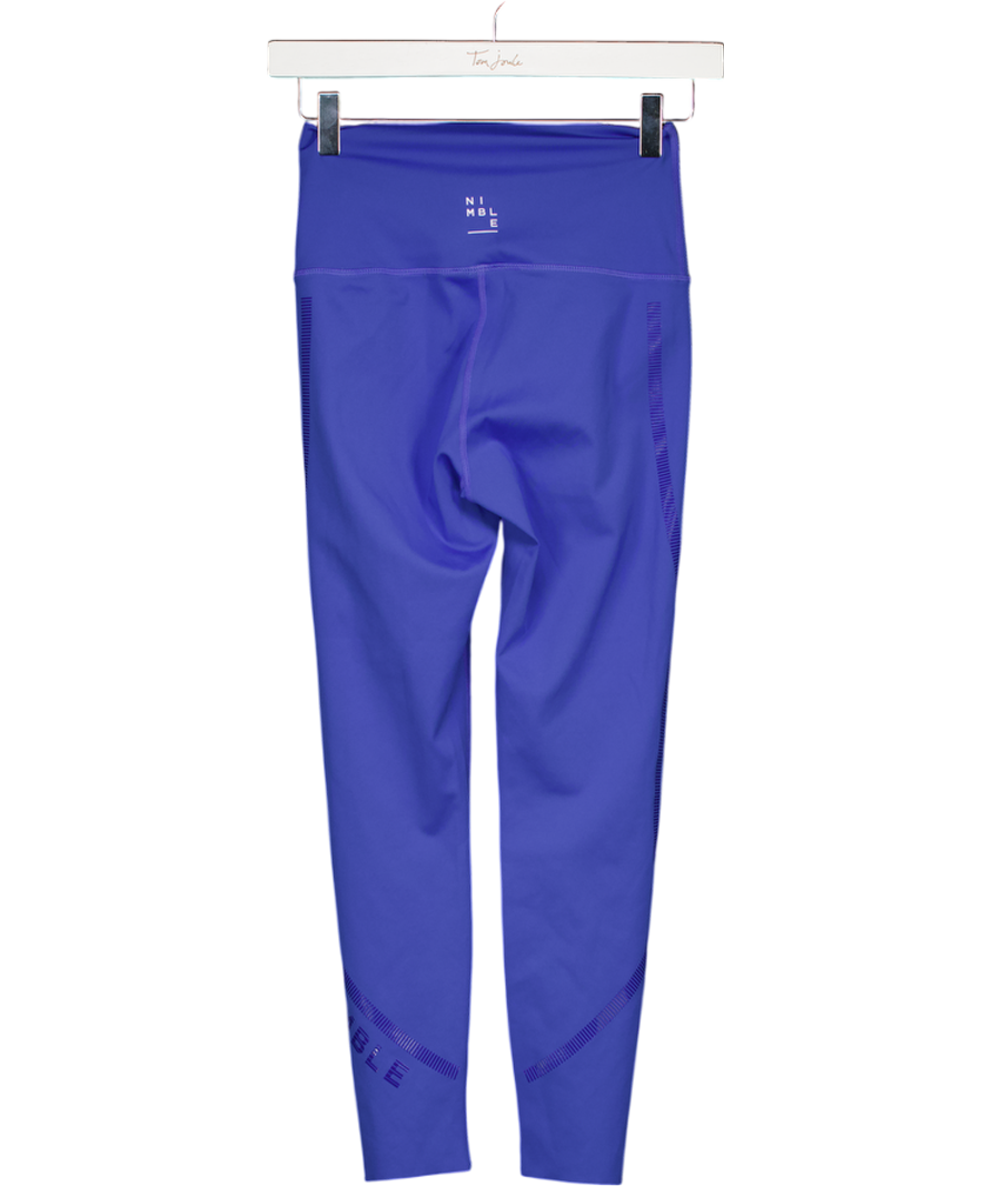 Nimble Blue Sculpting 7/8 Leggings UK 10