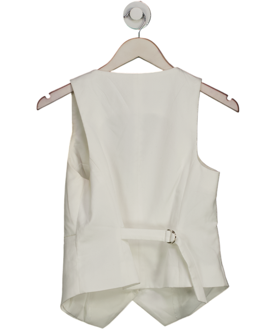 BOA White Waistcoat Top UK S