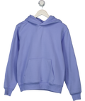 aritzia Lilac Blue Fleece Hoodie UK S