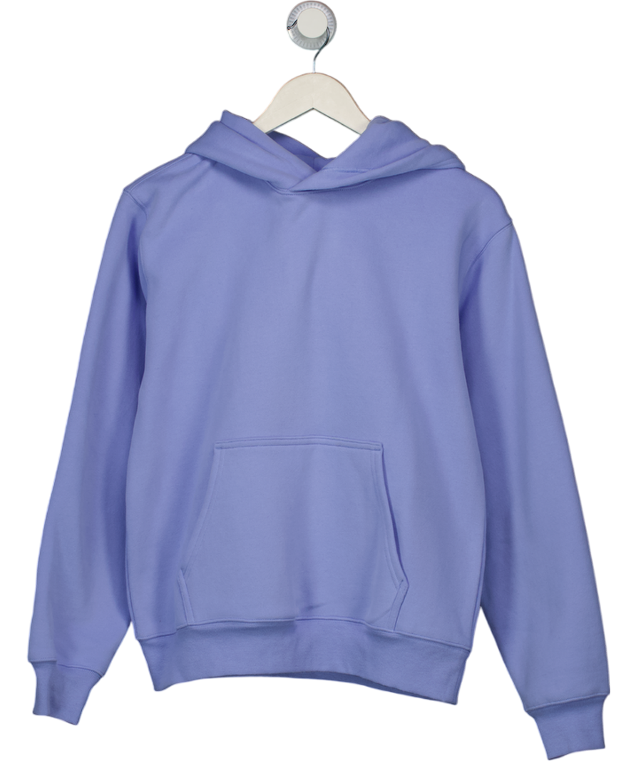 aritzia Lilac Blue Fleece Hoodie UK S