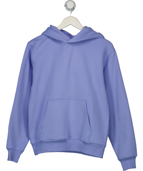 aritzia Lilac Blue Fleece Hoodie UK S