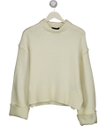 GINA TRICOT Cream Boxy Fir Jumper UK S
