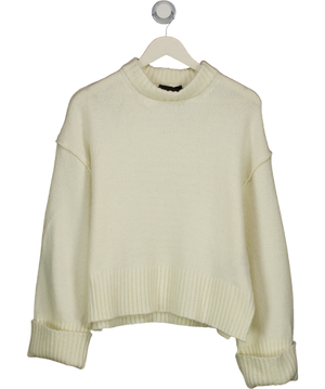 GINA TRICOT Cream Boxy Fit Jumper UK S