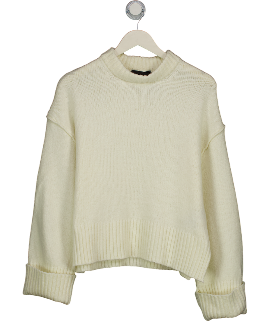 GINA TRICOT Cream Boxy Fir Jumper UK S