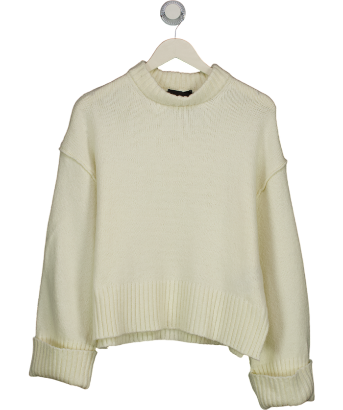 GINA TRICOT Cream Boxy Fit Jumper UK S