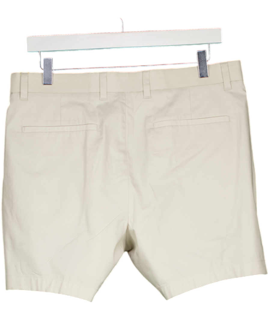 Autograph Cream Regular Fit Super Lightweight Chino Shorts W32
