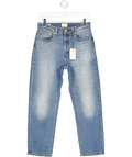 LEVI'S Originals 501 Mid Blue Cropstraight Leg  Jeans L26 W27