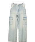 cotton on Blue Mid Wide Trousers UK 8