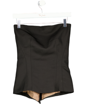H&M Black Edition Open-back Bandeau Top UK 8