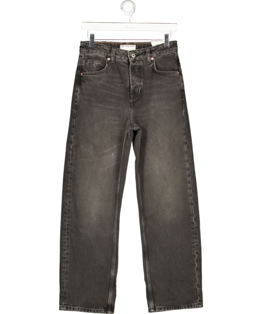FREE PEOPLE We The Free Grey Deep Trance Dropped Boyfriend Jeans - Long W24